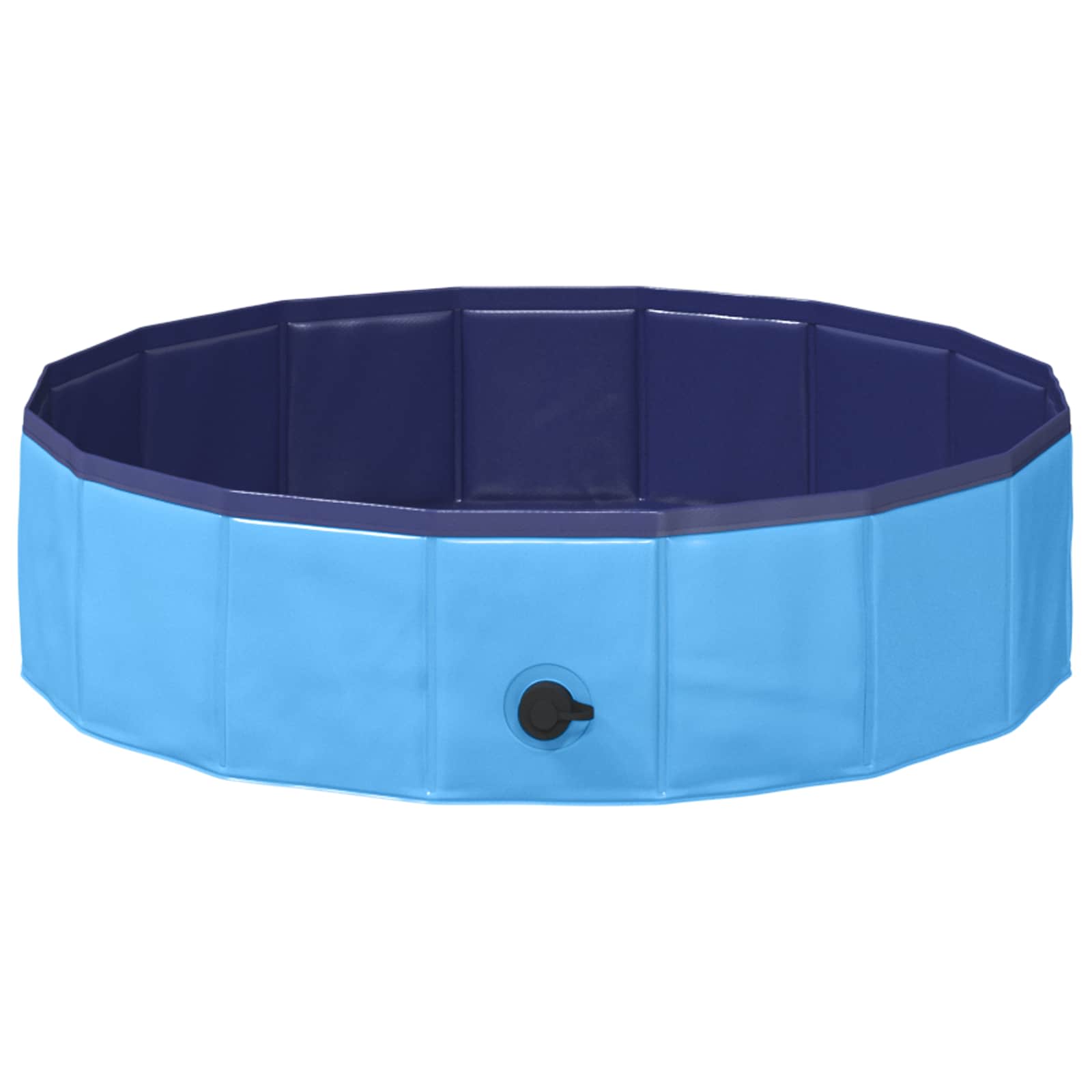 Opvouwbaar Zwembadd Voor Honden En Blauw 80 X